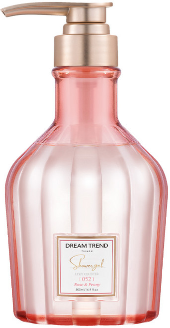 DREAM TREND 凱夢 LYKY Cluster香氛沐浴露 玫瑰&牡丹｜香氛沐浴 身體清潔 保濕滋潤, 1件, 500ml