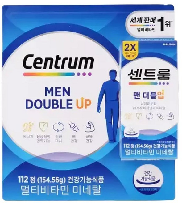 센트룸 멀티비타민 맨 더블업 112개입, 112정, 1개