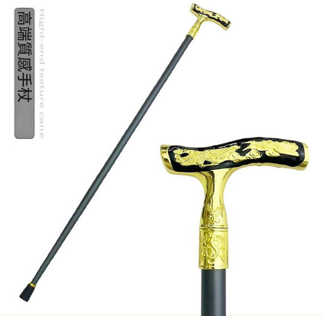 紳士杖 時尚戶外老年人登山杖, 灰色管, 1個