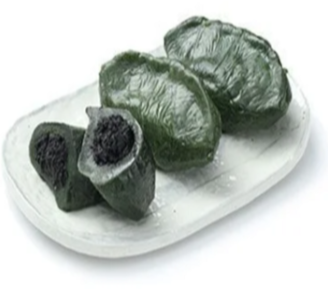 산지직송 햇살빚은 영광 생 모시떡 홈쇼핑떡 다이어트떡 햇살 생 흑임자 검정깨 송편, 350g, 6개