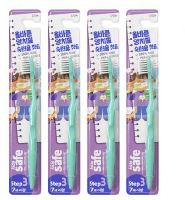 키즈세이프 어린이칫솔 스텝 3단계, 랜덤 발송, 1개입, 32개
