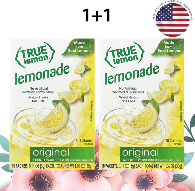 트루시트러스 트루 레몬 오리지널 레몬에이드 파우더 10개입, 2개