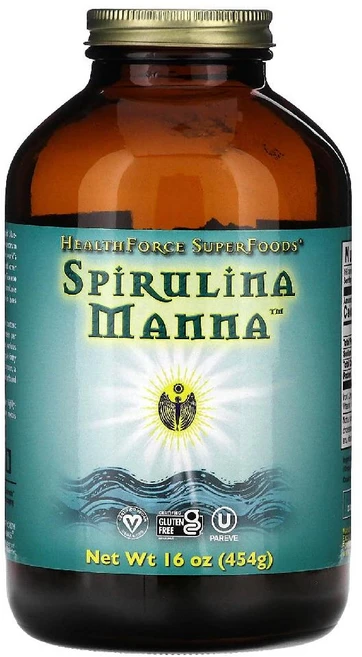 헬스포스슈퍼푸드 스피루리나 만나 Spirulina Manna 분말 454g, 1개 - 쿠팡