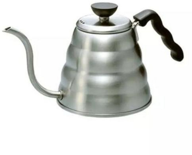 드립주전자 가스 전기 스토브용 하리오 부오노 커피 드립 주전자 스테인리스 스틸 구즈넥 포트 드립 커피 메이커 1-1.2L, 없음, 1) 1.2L, 1개