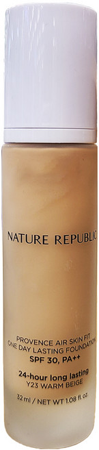 네이처리퍼블릭 프로방스 에어 스킨 핏 원데이 래스팅 파운데이션 32ml, 1개, Y23 웜베이지