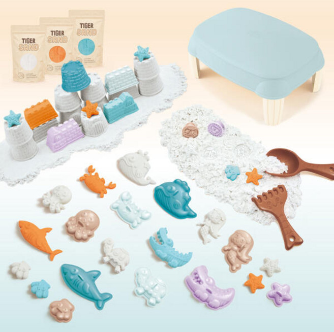 아트박스/마이리틀타이거 모래놀이세트 바다동물, 1개