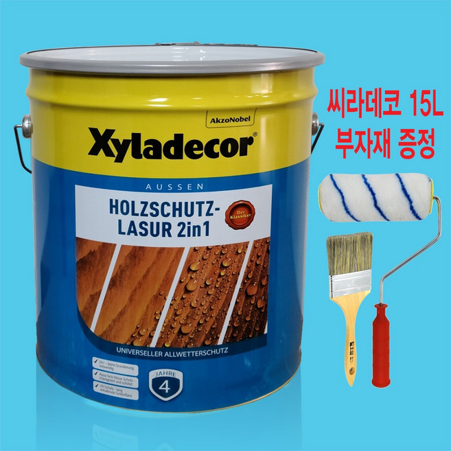 씨라데코 오일스테인 15L 유성 외장용 오일스텐 우드스테인 본덱스, 투명, 1개, 15000ml