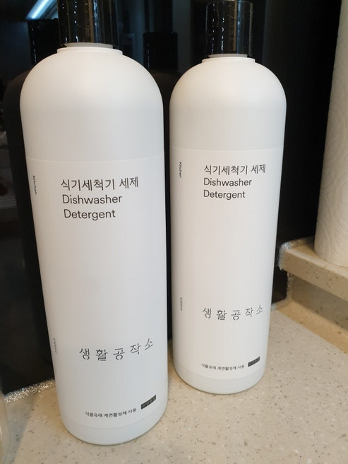 1+1 생활공작소 식기세척기세제 전용 식세기세제 액체 삼성 LG