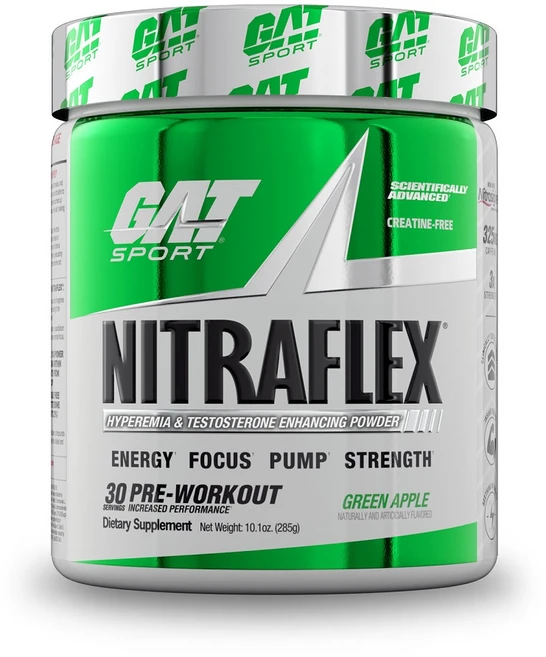 GAT Nitraflex 니트라플렉스 30서빙 GreenApple, 300g, 1개 - 쿠팡