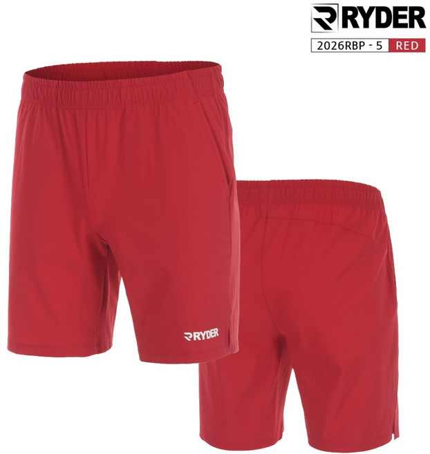 라이더 배드민턴 편한 운동 반바지 남성 여성 4부 팬츠 하의 레드 2026RBP-5