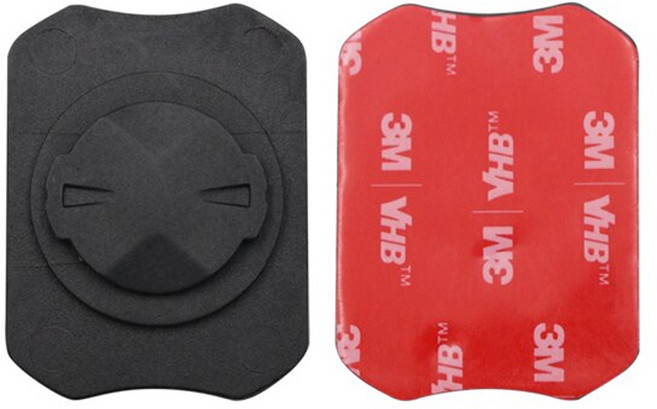 발통마켓 자전거 가민 마운트 스마트폰 거치대 스템브라켓 아답타 호환, 블랙, 2개