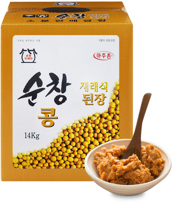 순창 뜨레안 재래식 된장 14kg, 1개