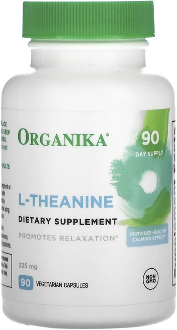올가니카 l-테아닌 225mg 베지캡슐 90정, 1개, 90개 - 쿠팡