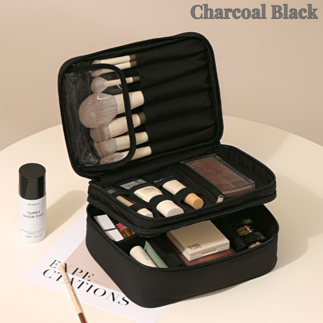 나나코지 여행용 대용량 메이크업 휴대용 고급 화장품 파우치