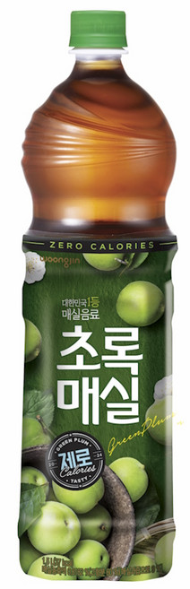 초록매실 제로, 1.5L, 4개