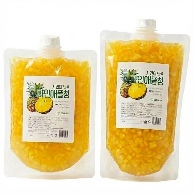 로컬바스켓 자연이 만든 수제 대용량 파인애플청, 2kg, 1개, 1개입