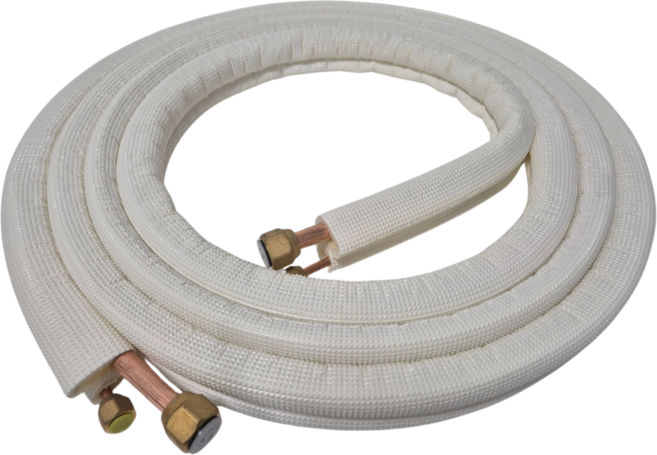 이제이에스몰 에어컨 알루미늄배관 6+9 3.5M 엠보페어 사라너트 확관형, 1개, 6.35+9.52 (3.5M)