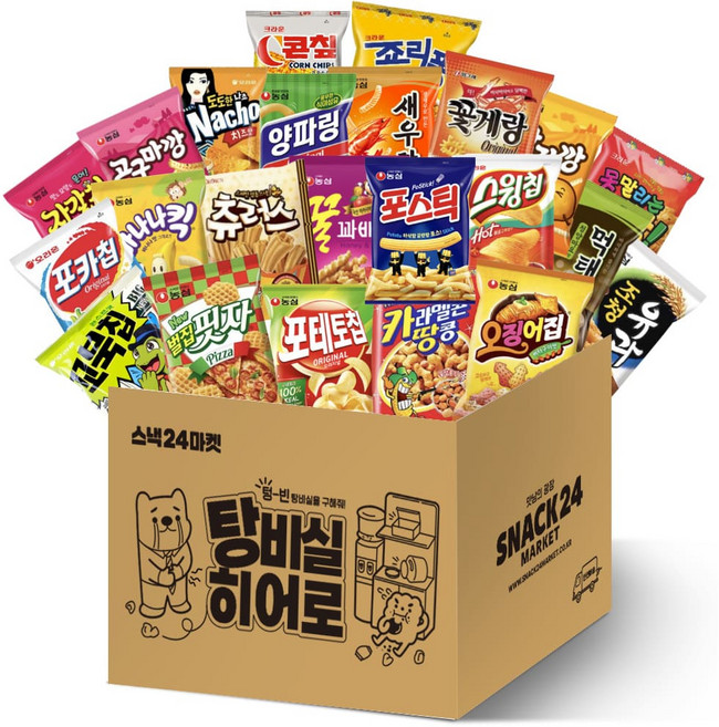 스낵24 인기스낵 22종 B세트 과자선물세트, 1세트