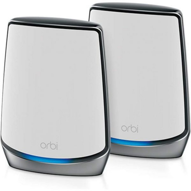 넷기어 NetGear 오르비 전체 홈 트라이밴드 WiFi 6 메시 네트워크 시스템 RBK852 위성 익스텐더 1개 포함 라우터 보안 기능 최대 5 000평방피트 100대의 장치