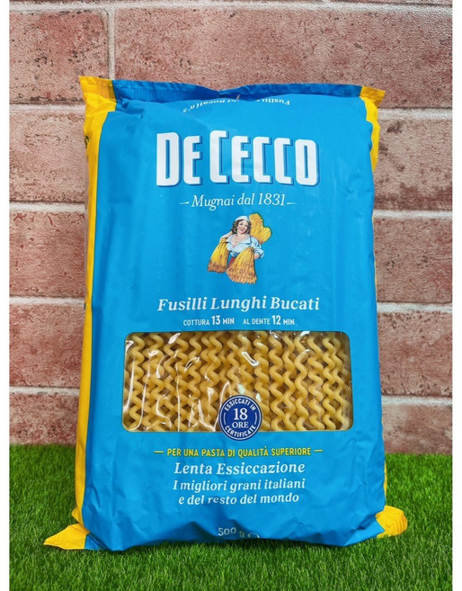 DE CECCO Fusilli Lunghi Bucati 長條捲捲麵 義大利麵, 1個