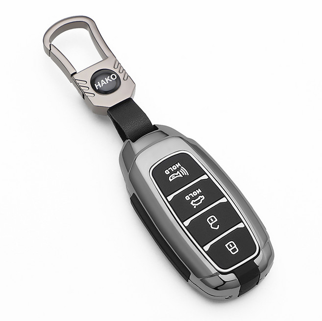 HAKO 심리스 차 키케이스 (현대호환), 그레이, H-04