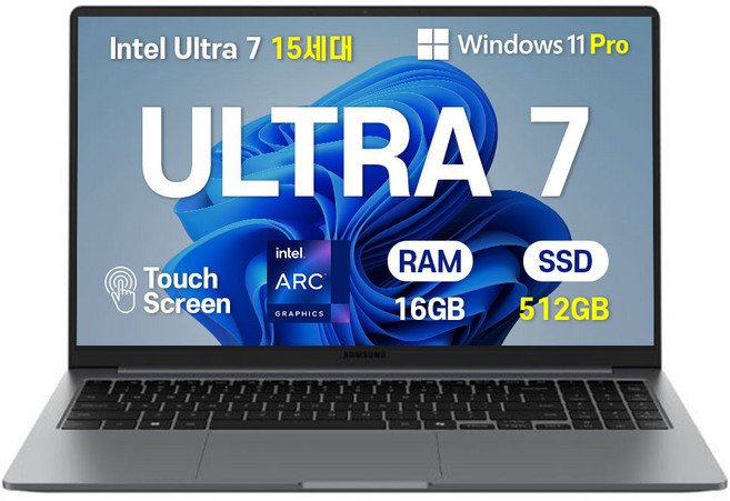 NT960XHA Ultra7-256V WIN11PRO(정품복원) 16G 16WQXGA+ 터치스크린, NT961XHA, WIN11 Pro, 16GB, 512GB, 그레이
