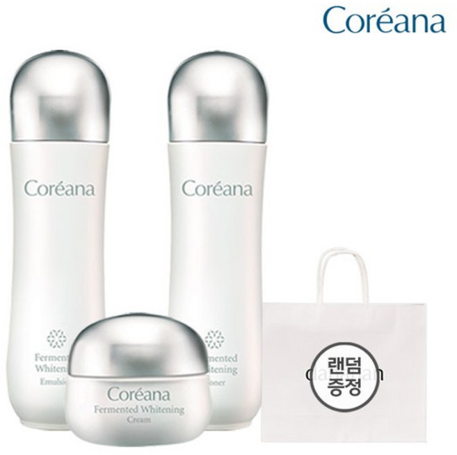 발효 화이트닝 3종 세트+쇼핑백, 1개