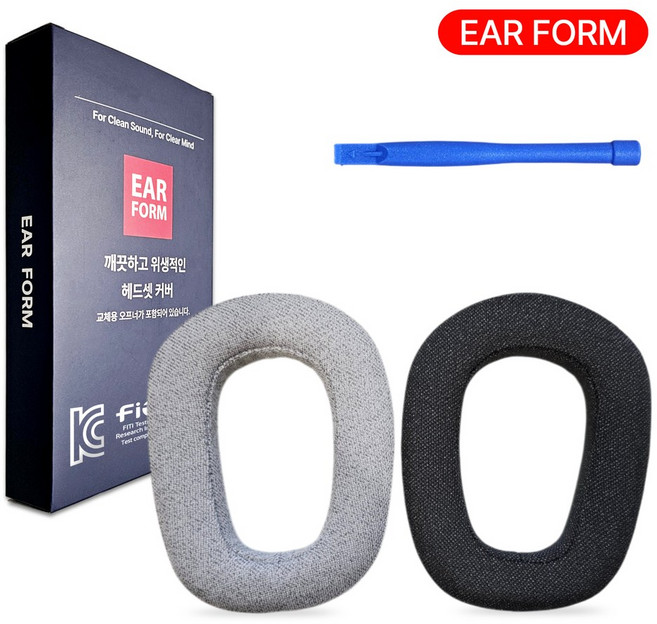 이어폼 로지텍 ZONE VIBE 100 이어패드 헤드셋 커버 쿠션, 화이트(H819), 1개