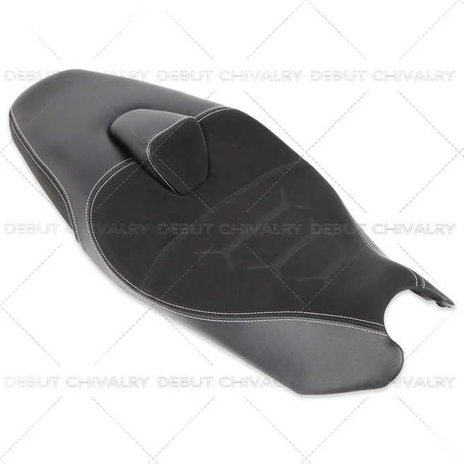 혼다 포르자 750 X-ADV 2025-2026 오토바이 블랙 교체용 시트 전체 커버 앞좌석 운전자 동승자, 04 Black White