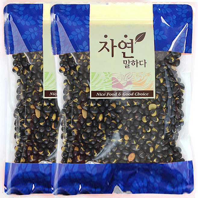 [가온애] 볶은 서리태콩 500g, 2개
