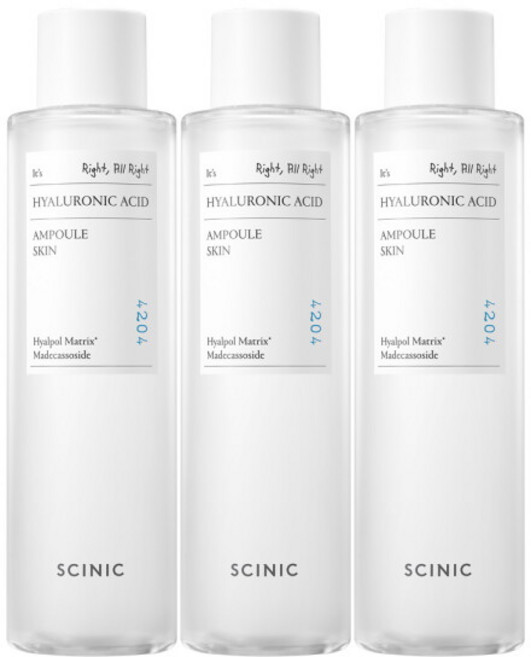 싸이닉 히아루론산 앰플 스킨, 300ml, 3개