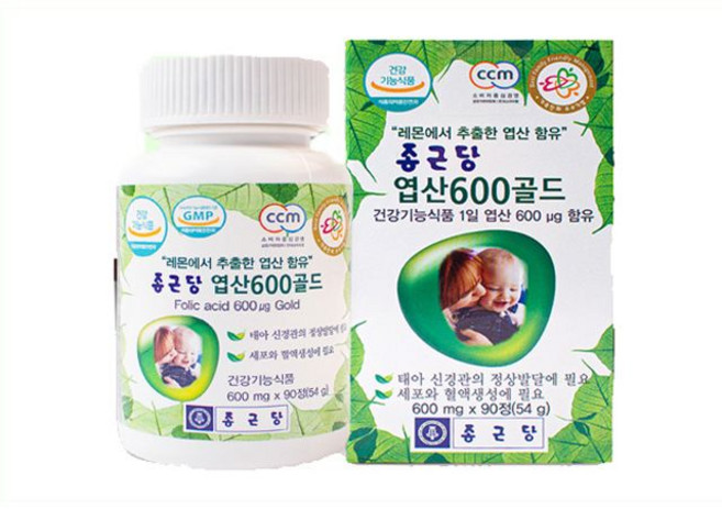 종근당 엽산600 골드, 90정, 1개