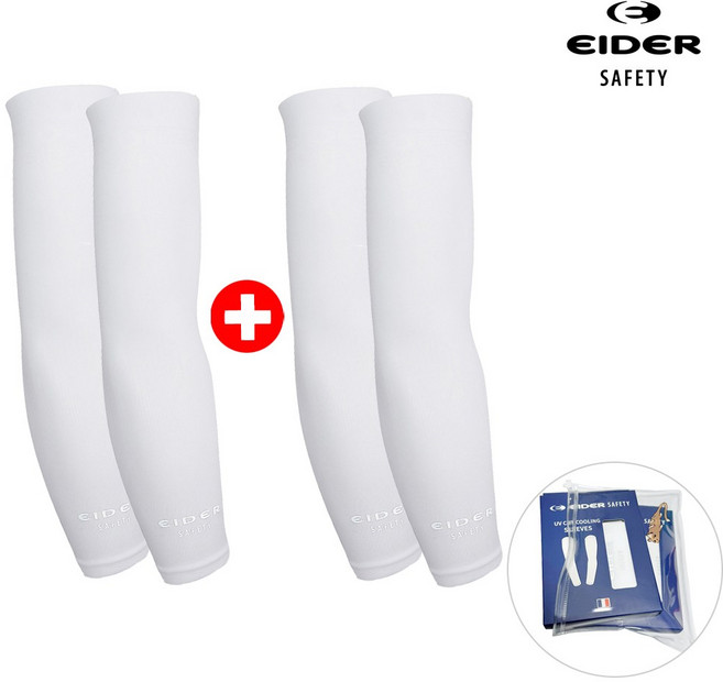 아이더 safety UV CUT 쿨링 쿨토시 2세트, 화이트, 2개