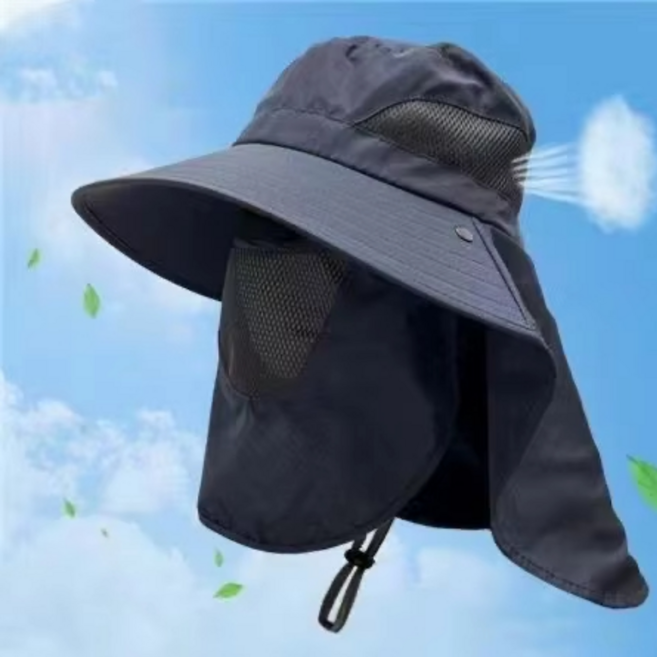 ON US 햇빛가리개 모자 자외선 차단 남녀공용 조절 가능