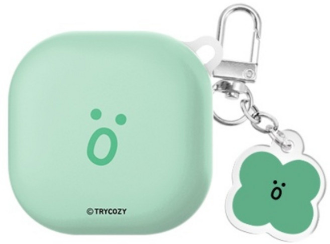 말랑말랑 베이직 버즈3 / 버즈3프로 / 버즈라이브 하드 케이스 +아크릴키링 세트, 집중이, 버즈라이브(공용)