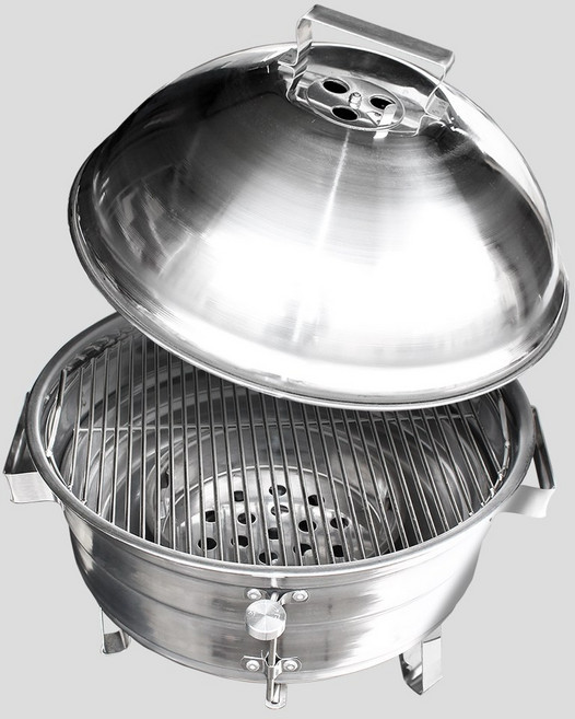 능산로스타 좌식 중형 훈제그릴 기름받이형(스테인레스), 1개