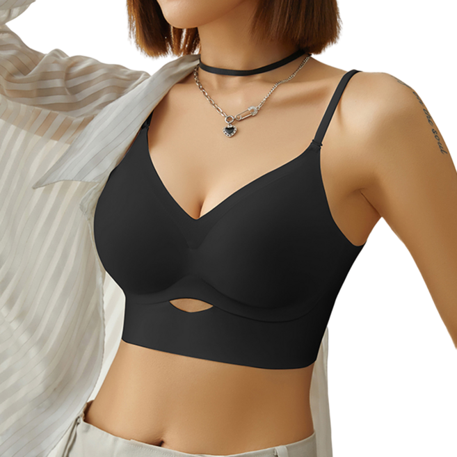 S~XL[35-60KG] 컵 감성가득볼륨업브라 노와이어 모으다 심리스브라