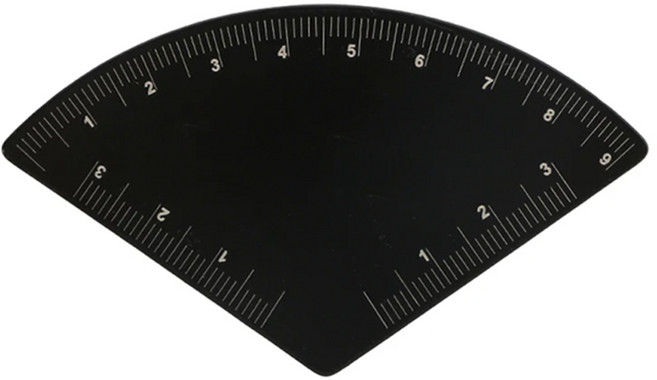 눈썹 디자인 자 트라이앵글 30초 빠른 눈썹디자인자, 1개, 블랙