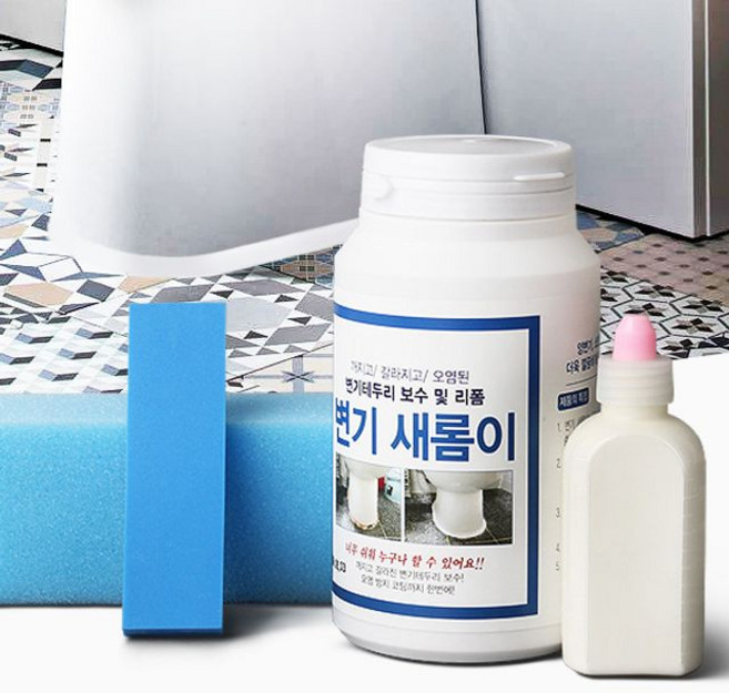 변기새롬이 백시멘트 백색방수 줄눈타일 화장실테두리 jx2*175hV, 본상품선택, 1개