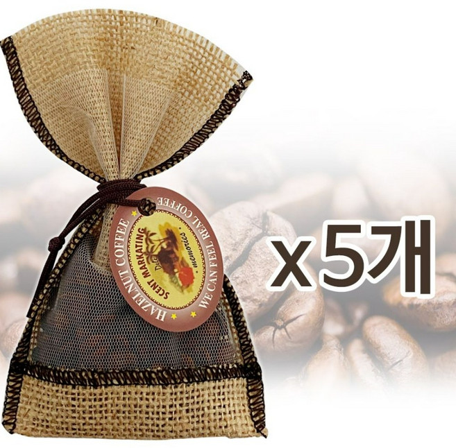 천연원두 커피향 디퓨저 차량용 고급 헤즐넛 커피방향제