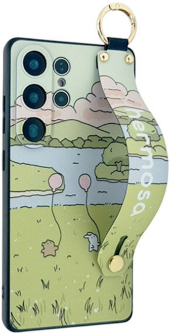 에르모사 갤럭시 A25 케이스 GALAXY PHONE CASE 동화 일러스트 스트랩 케이스