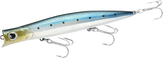 SW Surface Wander 120 낚시 미끼 탑워터 711슈퍼 글로우 체리 베리, 714 Metallic Sardine, 1개