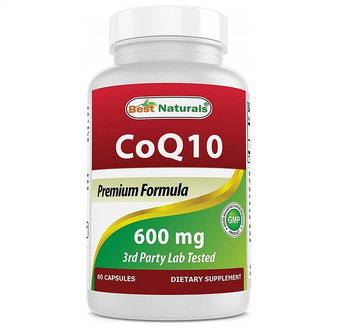 Best Naturals CoQ10 베스트 내추럴스 코큐텐 600mg 60캡슐, 1, 1개, 60정 - 쿠팡