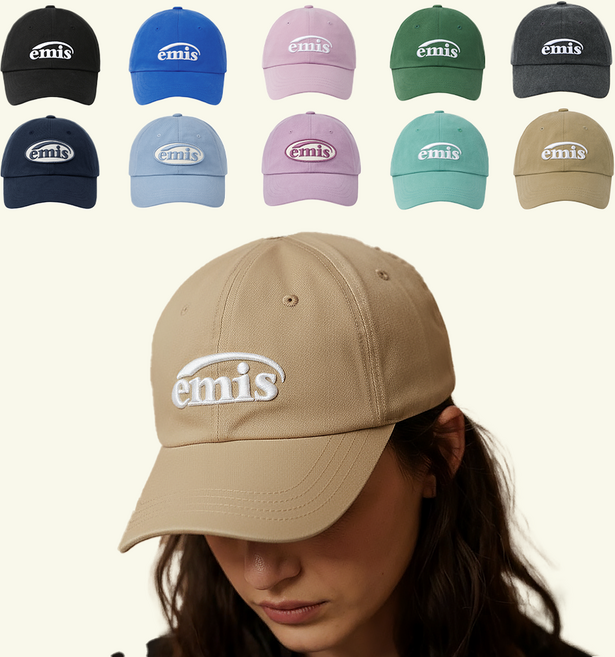 백화점 정품 EMIS 이미스 볼 캡 + 리유저블백 증정