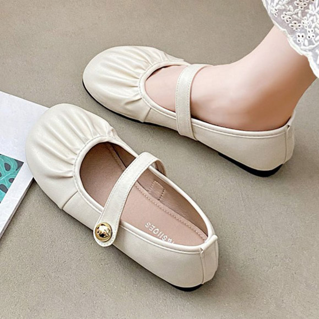 Modern Fashion 여성 발편한 스트랩 구두 메리제인 플랫 단화 K119