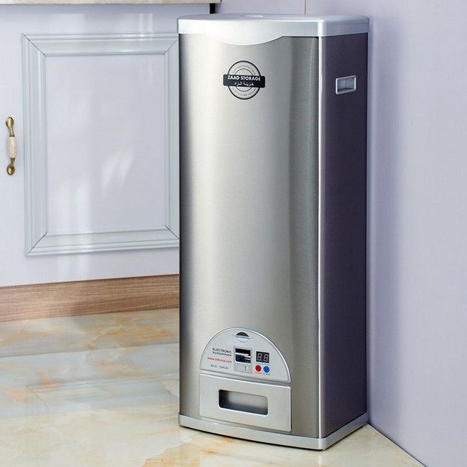 빌트인쌀냉장고 쌀장고 내장형 쌀냉장고 벌레차단 가정용 방습 진공 보관, I. 실버 30KG(전자 버전 ZAAD)/30x22x7, 1개