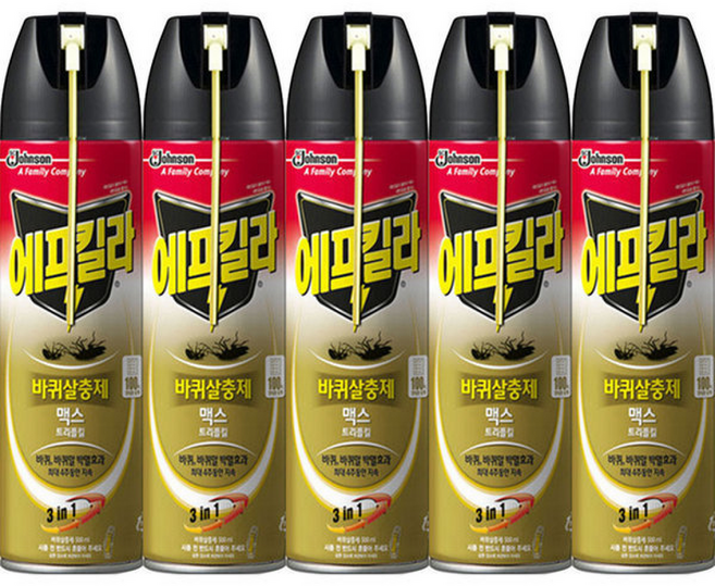 맥스 트리플킬 바퀴벌레 살충제 스프레이, 300ml, 5개