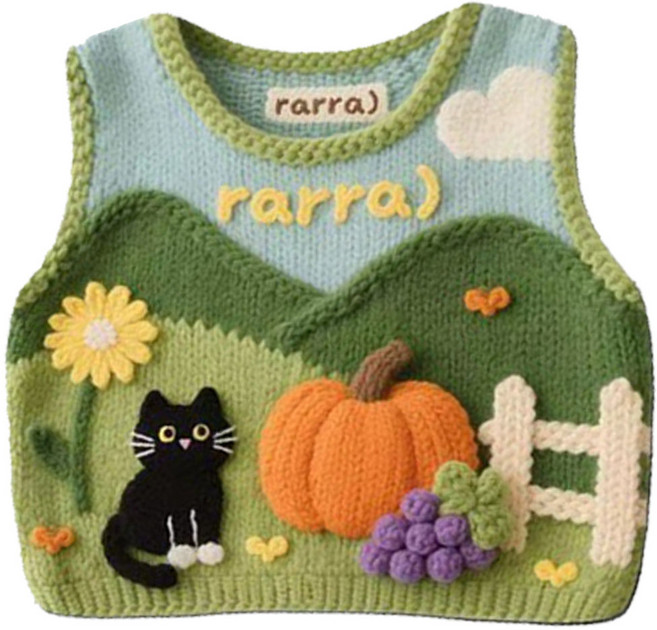 디어앤미 귀여운 논슬립 니트모양 마우스패드, 1개, 고양이니트