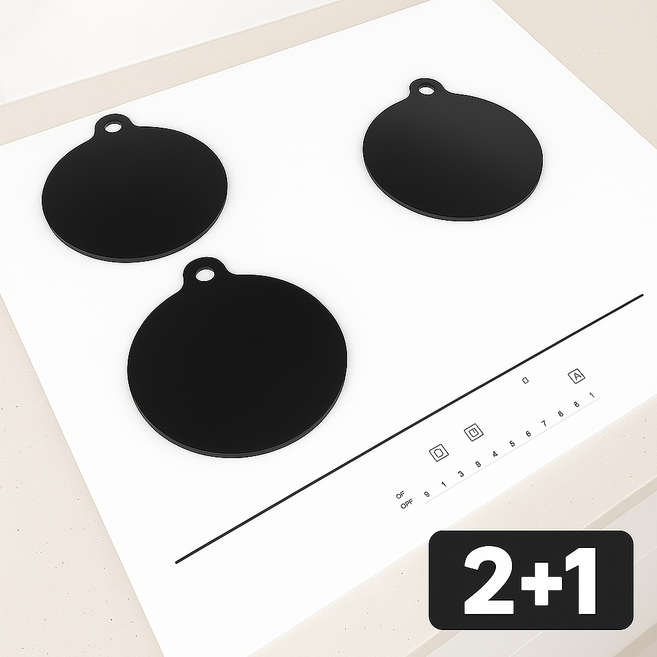 바이굿뜨 흠집방지 인덕션 보호매트, 3개, 블랙