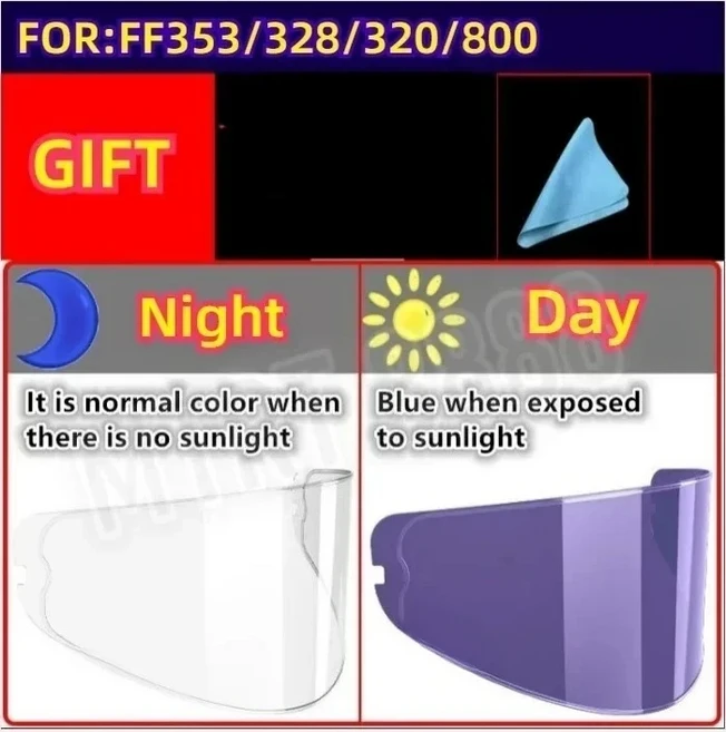 LS2 안개 방지 스티커 FF900/399/901/811/808/805/802/352/351/369/300/396/358/800/352/906 헬멧 교체 액, 12 FF353 328 320 800